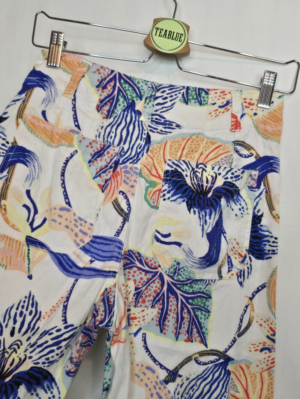 Maeve Colette Cropped Wide-Leg Pants: Sarah Gordon Artist Edition 25 - Picture 8 of 13